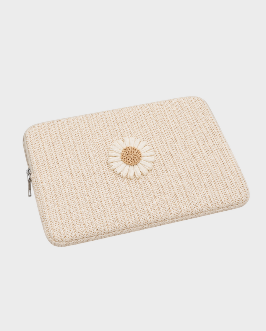 Daisy – Ivory Floral – Laptop Sleeve 13" & 14"
