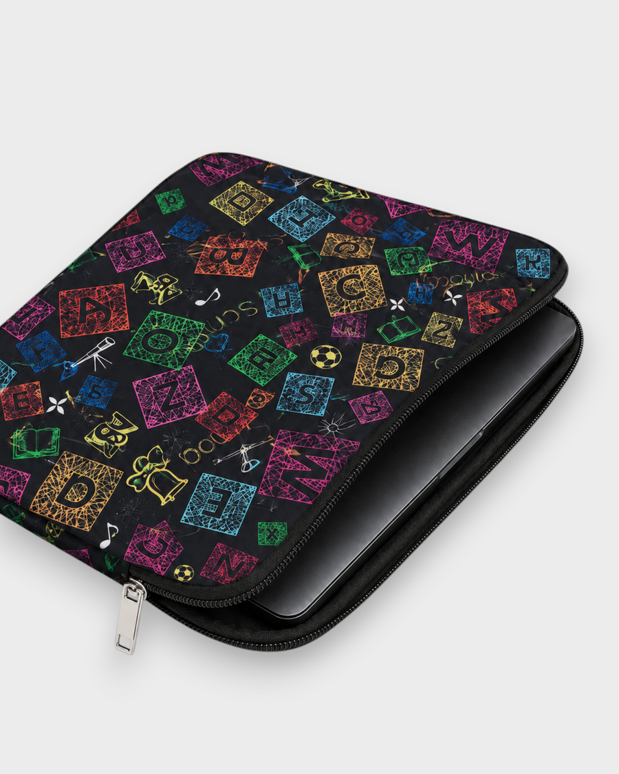 Remi – Black Lettering – Laptop Sleeve 13" & 14"