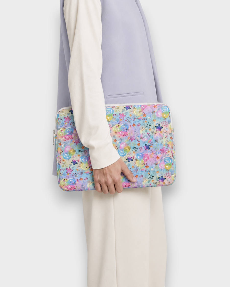 Mae – Blue Floral – Laptop Sleeve 13" & 14"