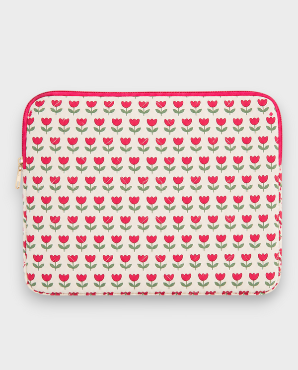 Lulu – Cream Floral – Laptop Sleeve 13" & 14"