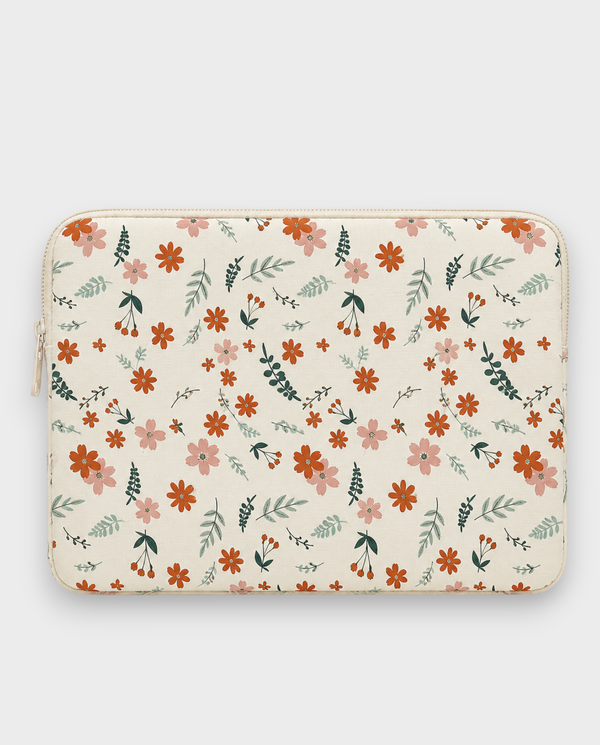Posy – Cream Floral Floral – Laptop Sleeve 13" & 14"