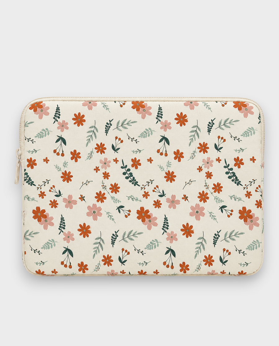 Posy – Cream Floral Floral – Laptop Sleeve 13" & 14"