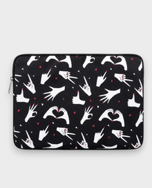 Nova – Black Graphic – iPad & Tablet Sleeve
