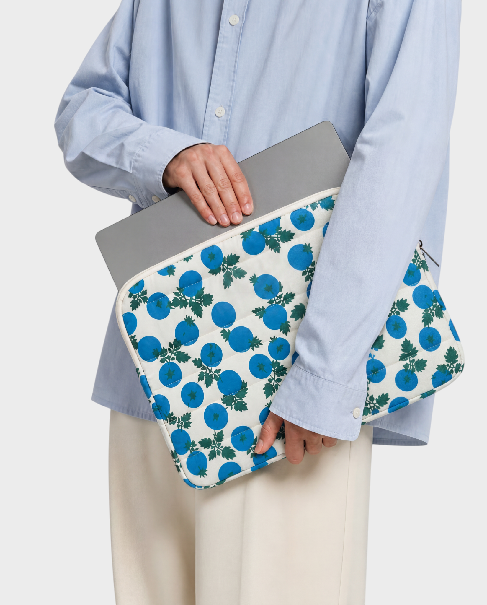 Image of Lyra laptop sleeve 13-14 inch blue – Komye (view 1)
