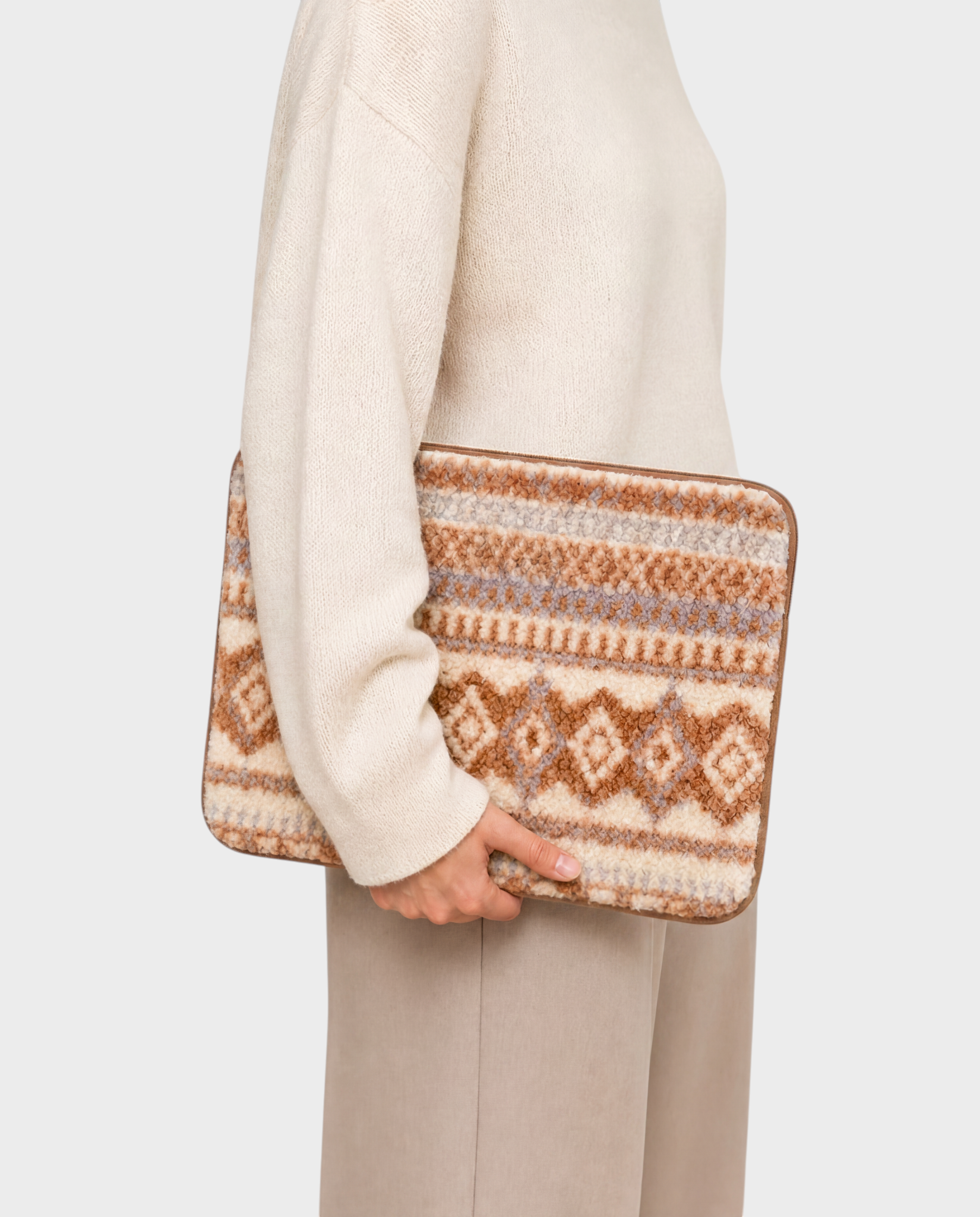 Image of Mesa laptop sleeve 13-14 inch sand – Komye (view 1)