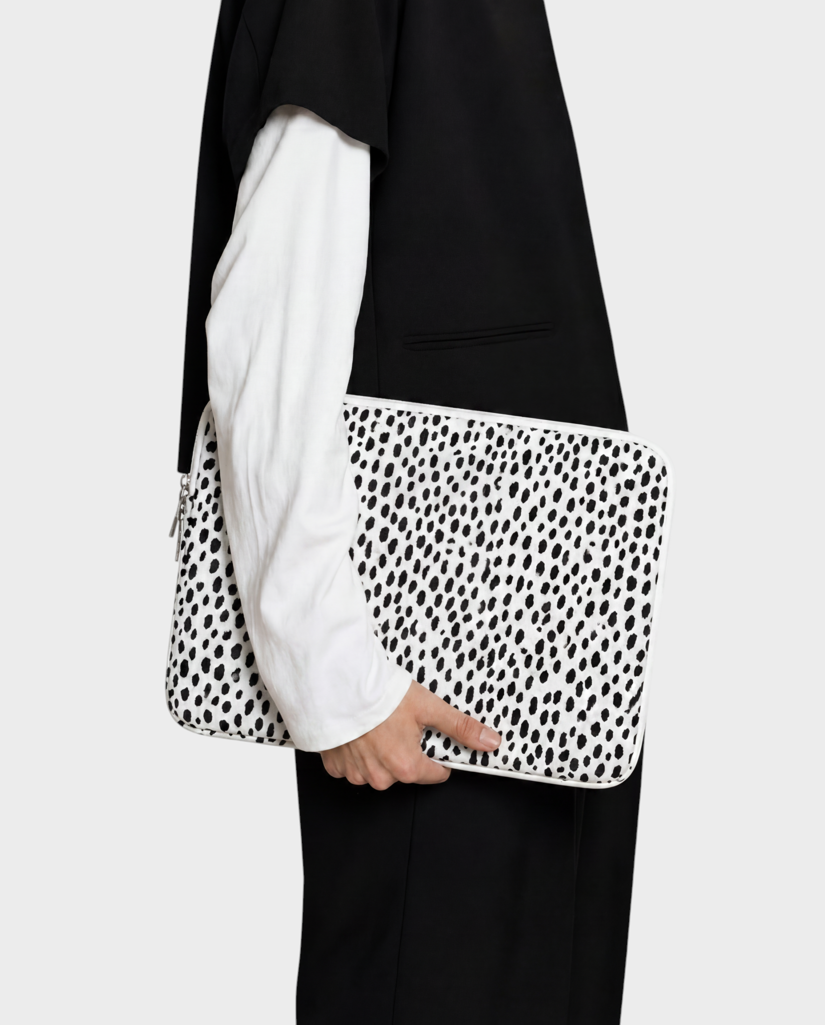 Image of Mira laptop sleeve 13-14 inch white – Komye (view 1)