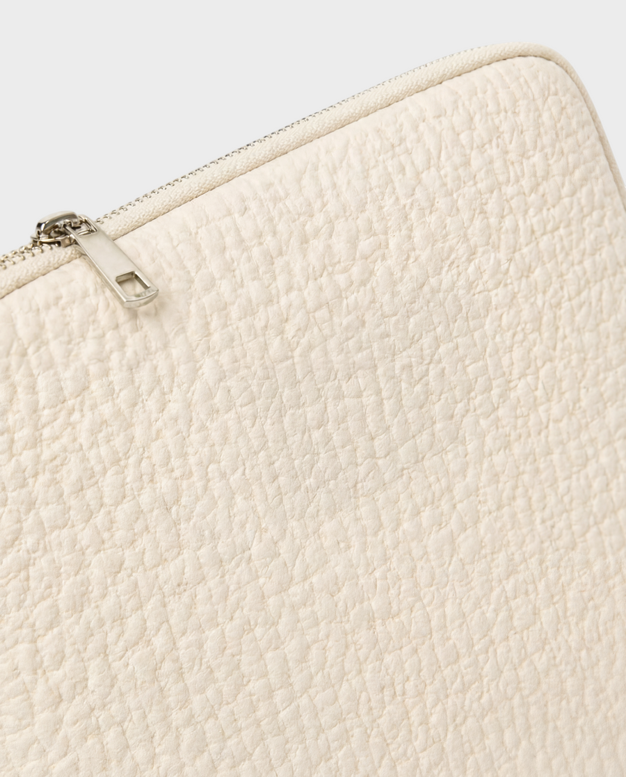 Pearl – Ivory Monogram – Laptop Sleeve 15" & 16"