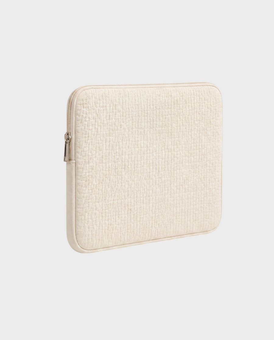 Pearl – Ivory Monogram – iPad & Tablet Sleeve