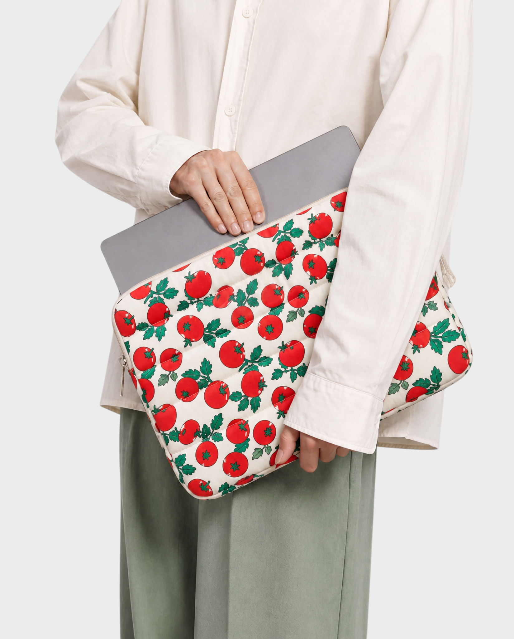 Image of Pomma laptop sleeve 13-14 inch red – Komye (view 1)