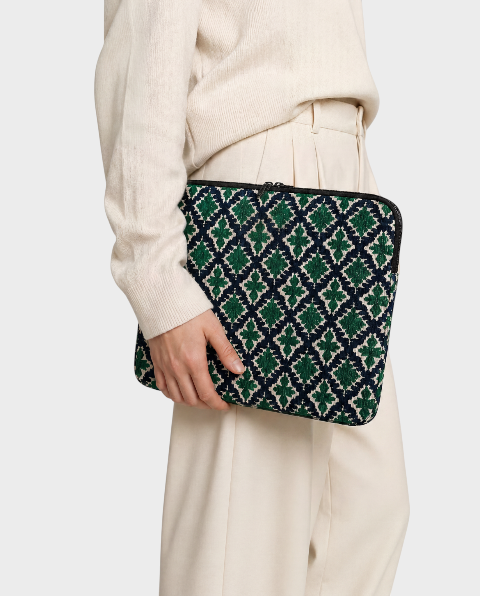 Image of Selva laptop sleeve 15-16 inch forest – Komye (view 1)