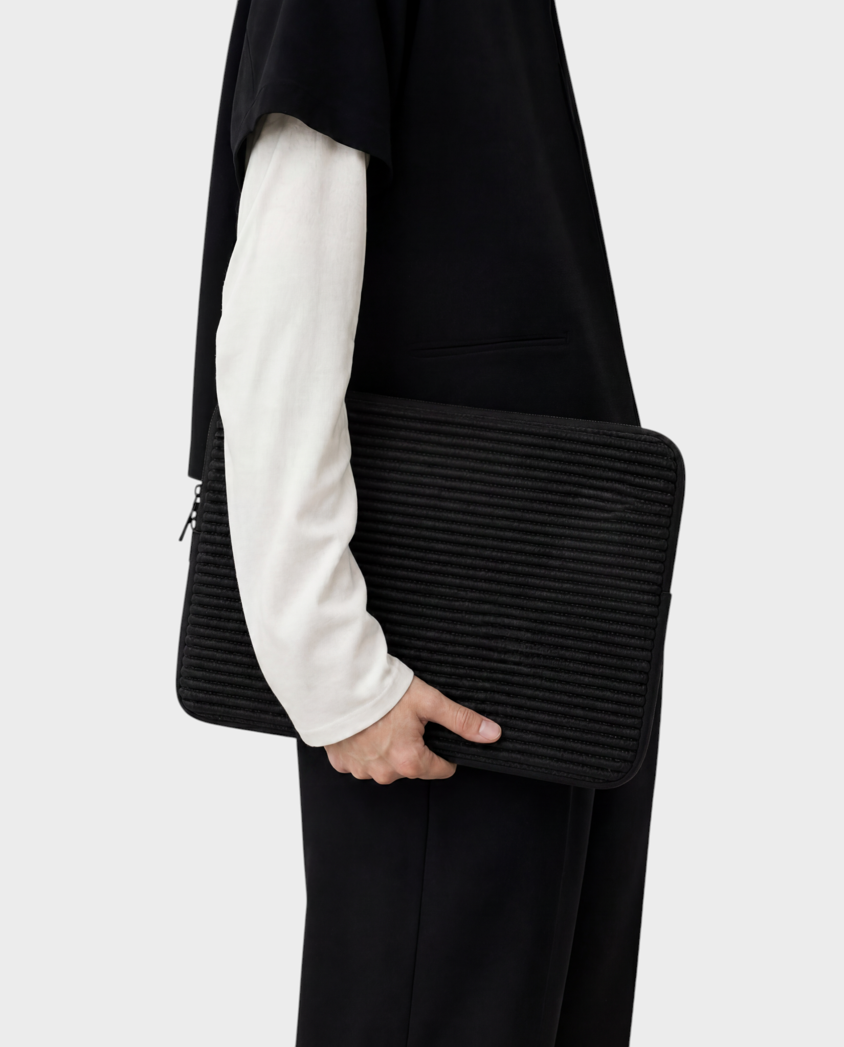 Image of Vega laptop sleeve 13-14 inch onyx – Komye (view 1)